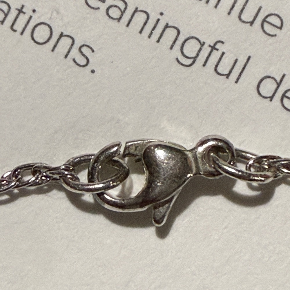 James Avery Retired Hearts and Flowers Sterling Silver Necklace EUC - Picture 5 of 10
